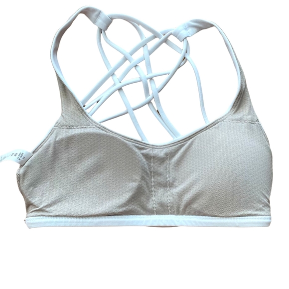Lululemon White Sports Bra Size 2 - Picture 7 of 10